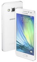 Smartfon Samsung Galaxy A3 - widok z przodu i tyu