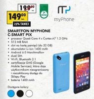 Niższe ceny smartfonów myPhone w Biedronce - C-Smart pix