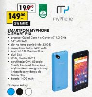 Nisze ceny smartfonw myPhone w Biedronce - C-Smart pix