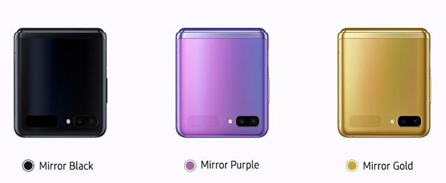 Samsung Galaxy Z Flip - wersje kolorystyczne