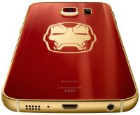 Smartfon Galaxy S6 edge Iron Man Limited Edition - widok z tyu, z gry