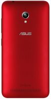 Smartfon ASUS ZenFone Go (ZC500TG) - widok z tyu (czerwony)