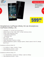 myPhone INFINITY 3G lub LTE w Biedronce za 599 z