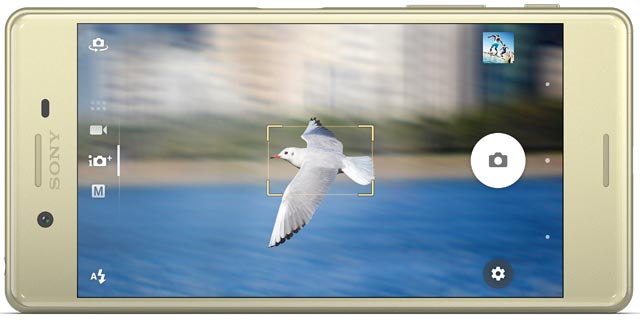 Smartfon Sony Xperia X - hybrydowy autofocus z funkcją przewidywania