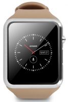 Smartwatch Hykker Chrono S79 - widok z przodu (brzowy)