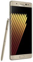 Smartfon Galaxy Note 7 - widok z przodu (zoty)