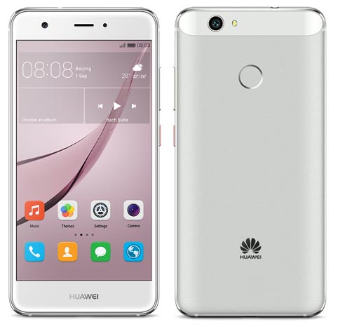 Smartfon Huawei nova - widok z przodu i tyłu