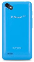 Smartfon myPhone C-Smart Glam - widok z tyu (niebieski)