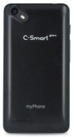 Smartfon myPhone C-Smart Glam - widok z tyu (czarny)