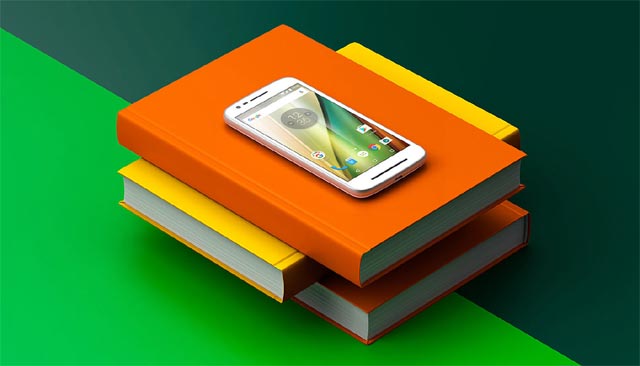 Smartfon Moto E3 - lecy na ksikach