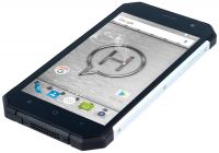 Smartfon myPhone Hammer Axe Pro - widok z przodu i gry